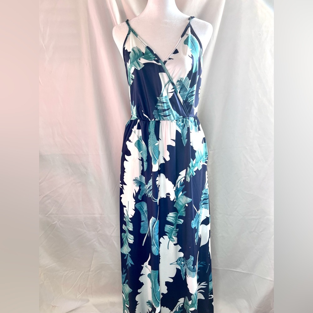 Ouges Womens Summer V-Neck Floral Adjustable Spag… - image 8